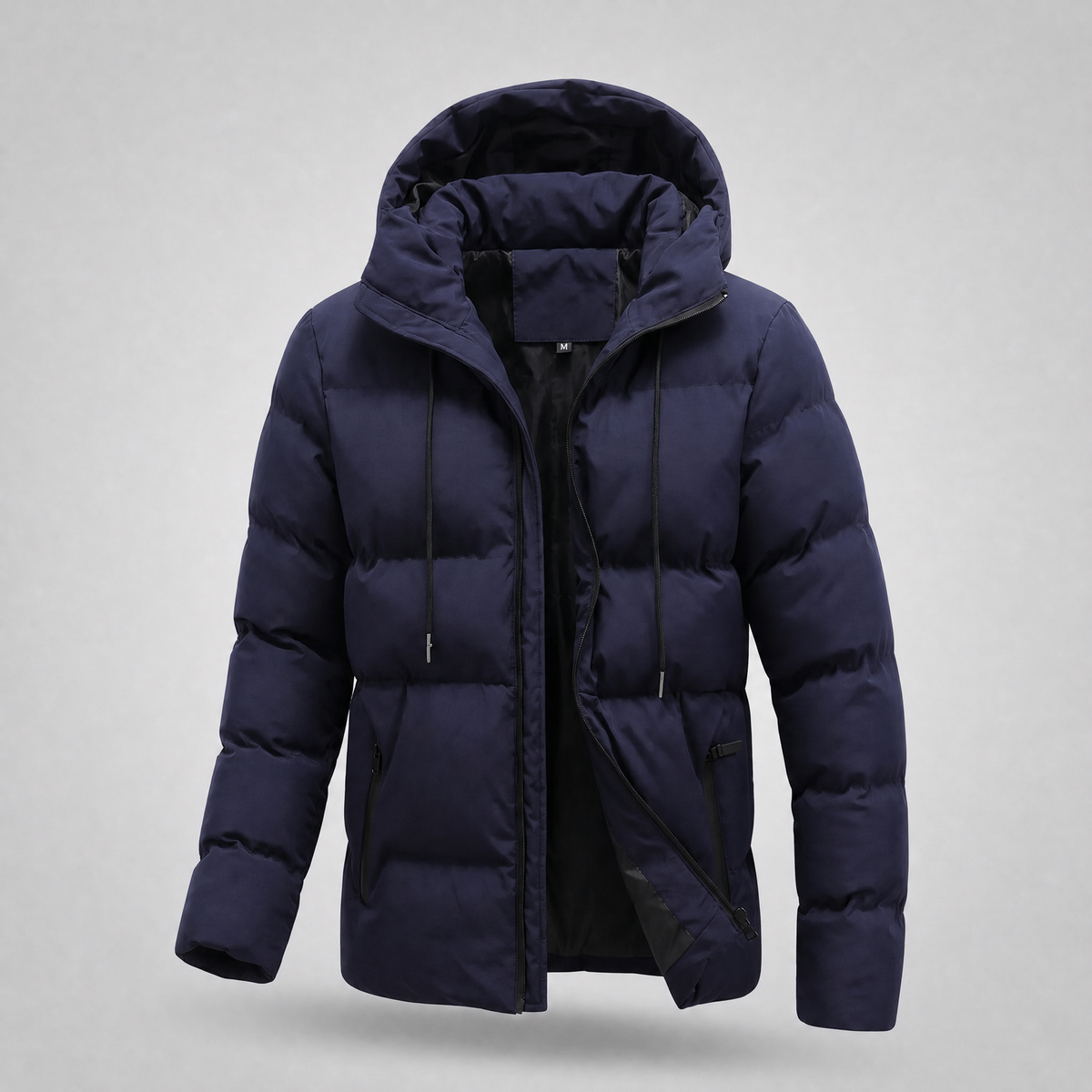 HOODED PUFFER JACKET FOR MEN
