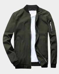 CLASSIC ZIP BOMBER JACKET FOR MEN