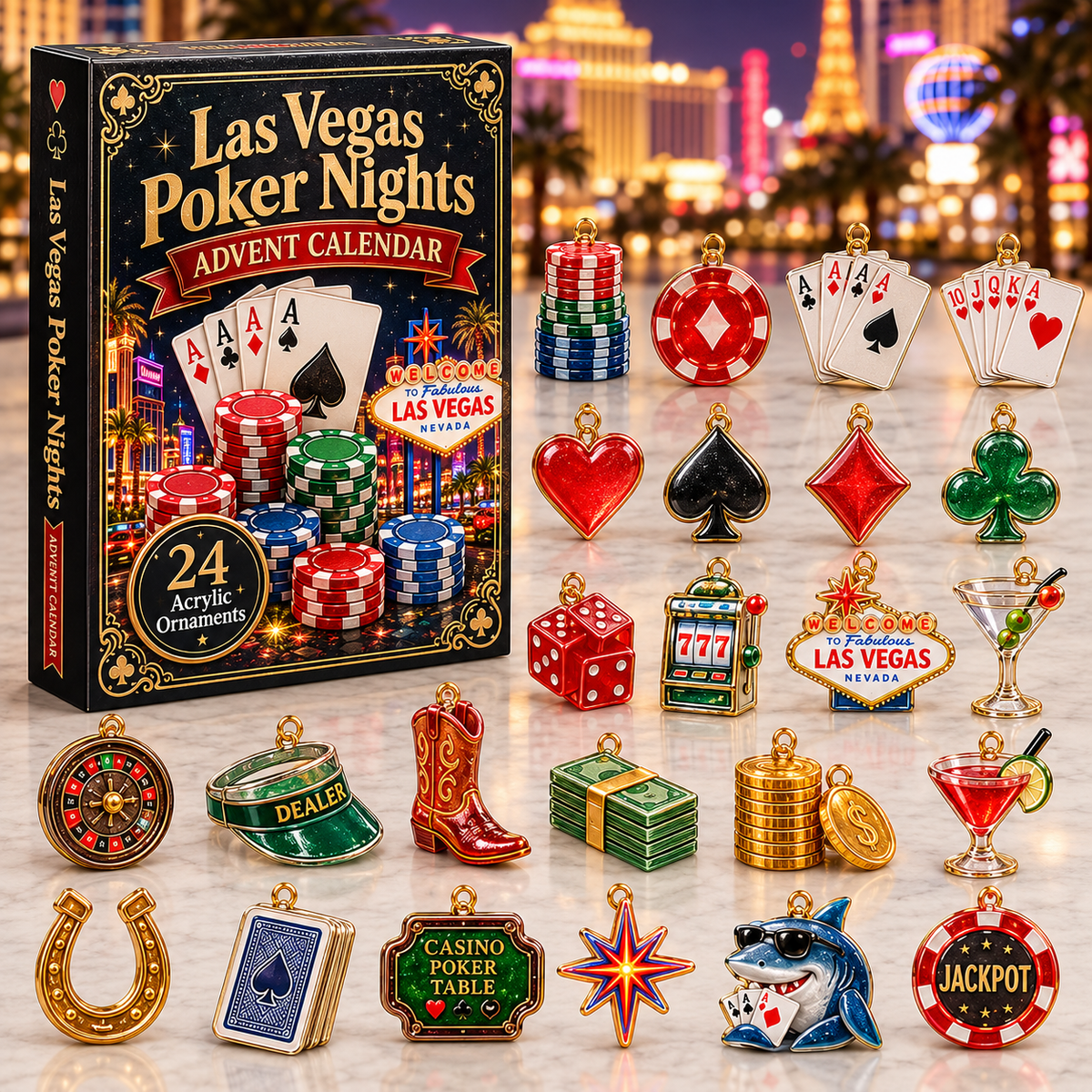 POKER THEME ADVENT CALENDAR FOR WOMEN