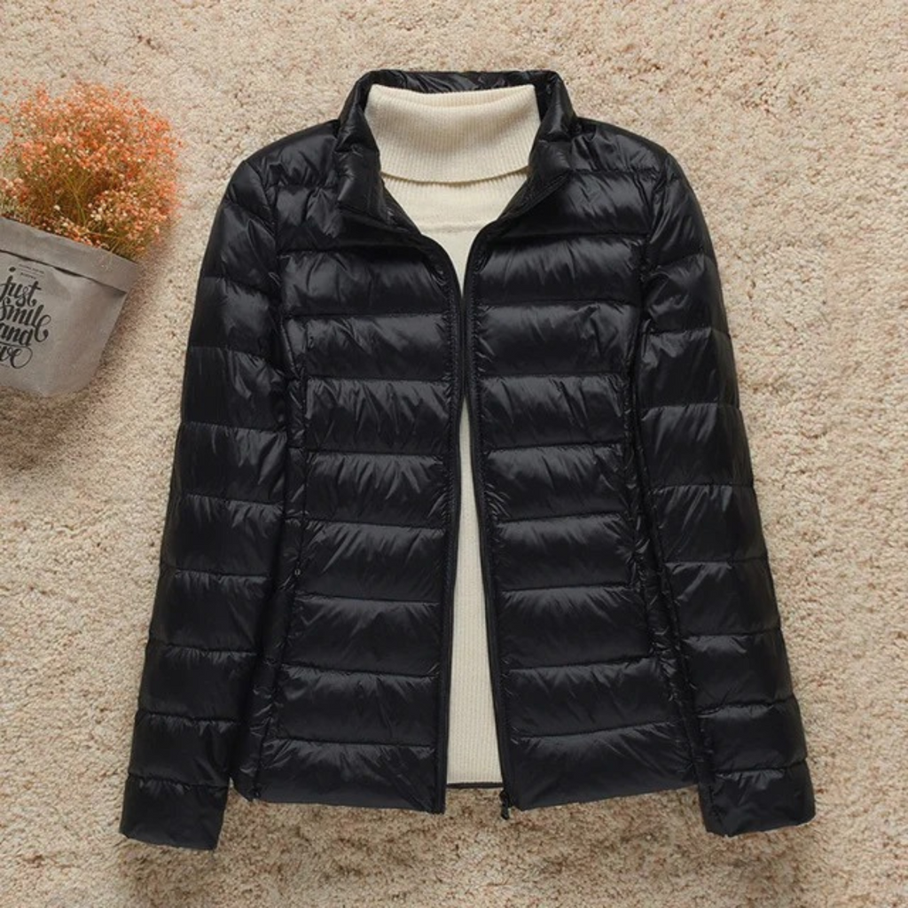 HOODED QUILTED PUFFER FOR WOMEN