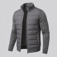 QUILTED FLEECE PUFFER JACKET FOR MEN