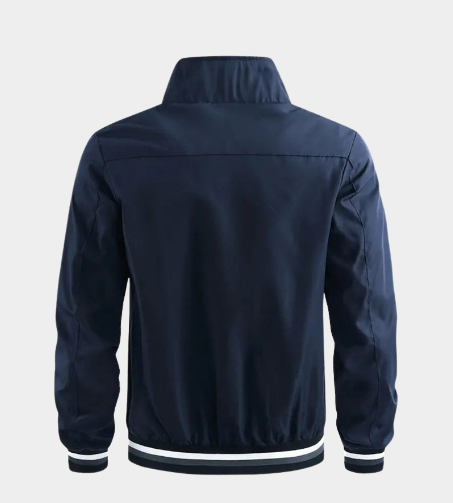 ZIP FRONT BOMBER JACKET FOR MEN