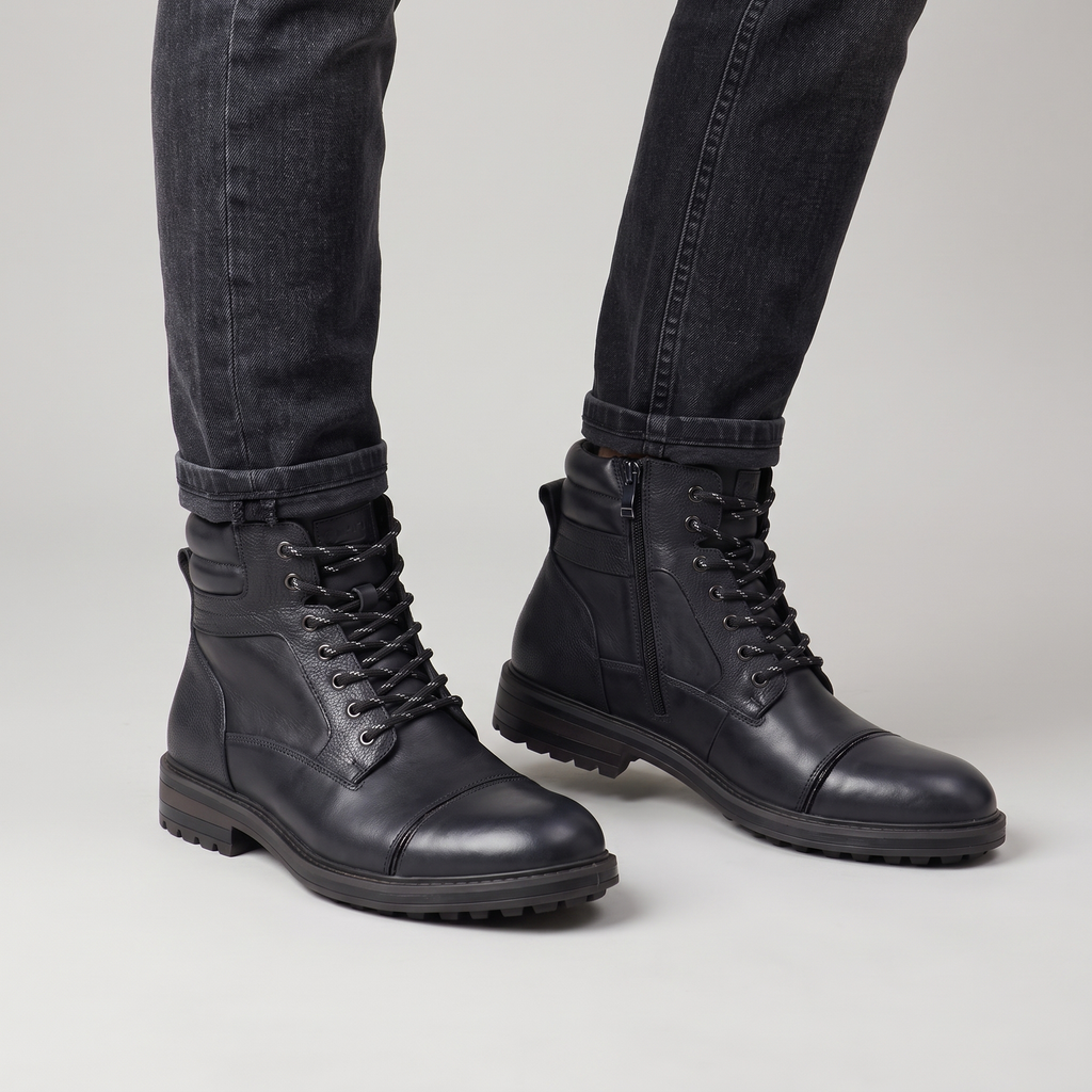 LACE-UP WINTER BOOT FOR MEN