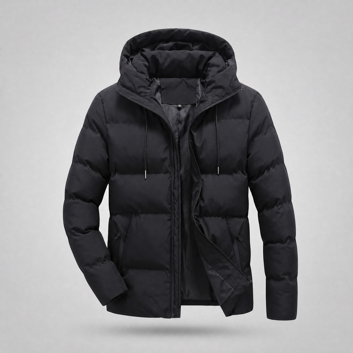 HOODED PUFFER JACKET FOR MEN