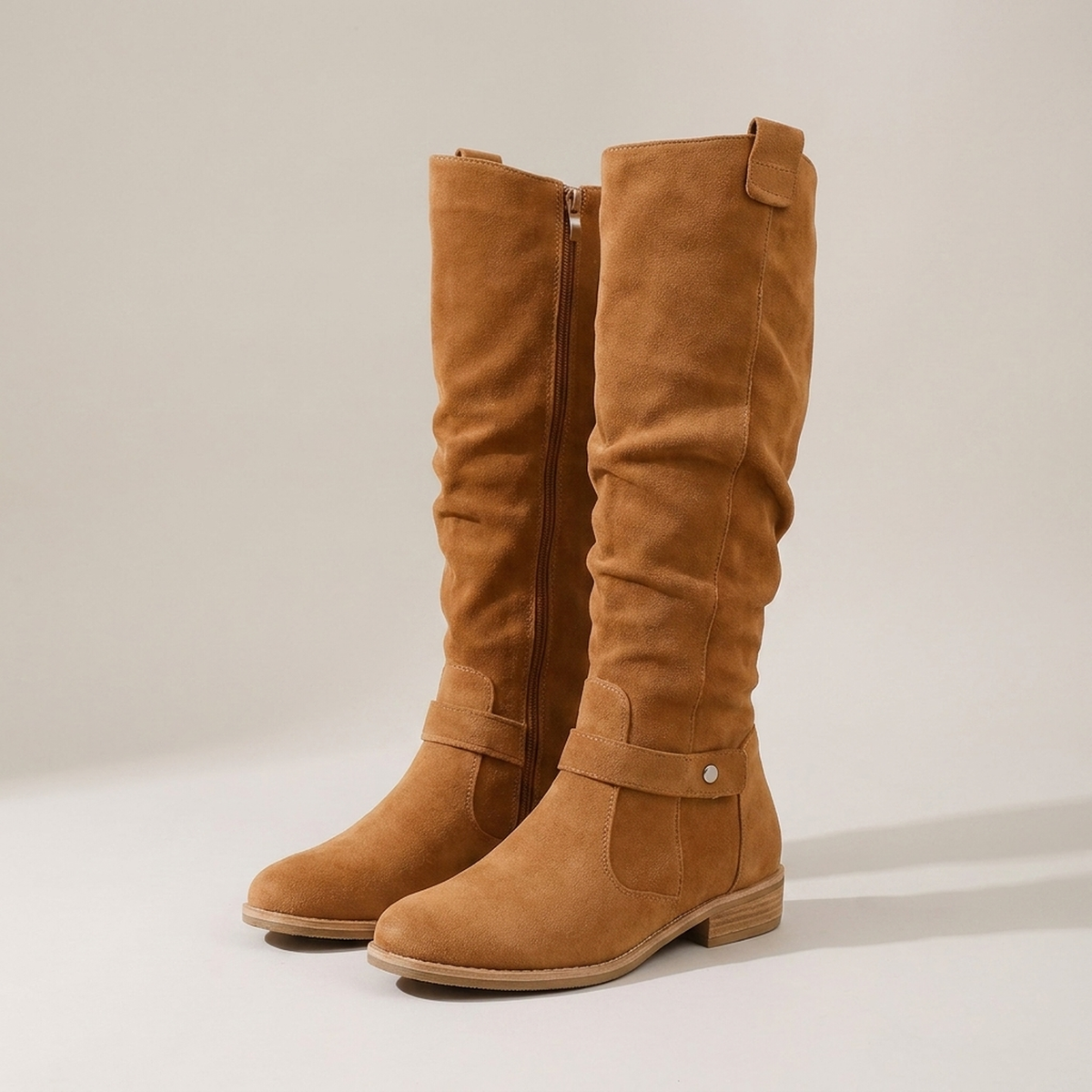 WIDE-FIT KNEE HIGH BOOTS FOR WOMEN