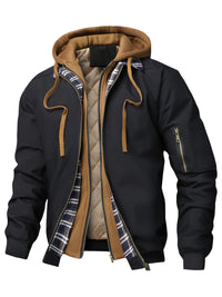 HOODED PUFFER JACKET FOR MEN