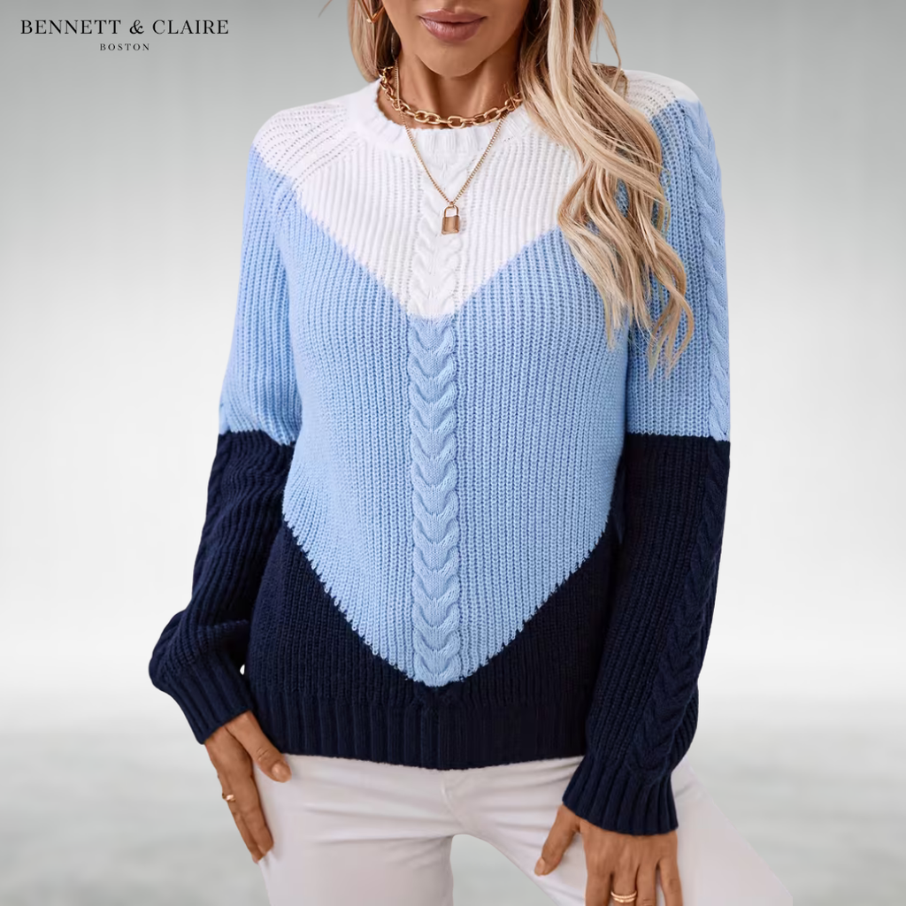 CABLE KNIT SWEATER FOR WOMEN