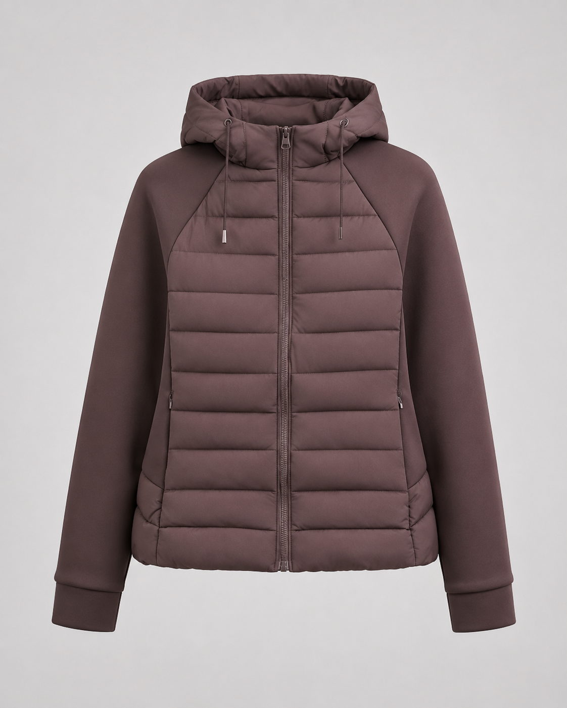 HOODED QUILTED PUFFER JACKET FOR WOMEN