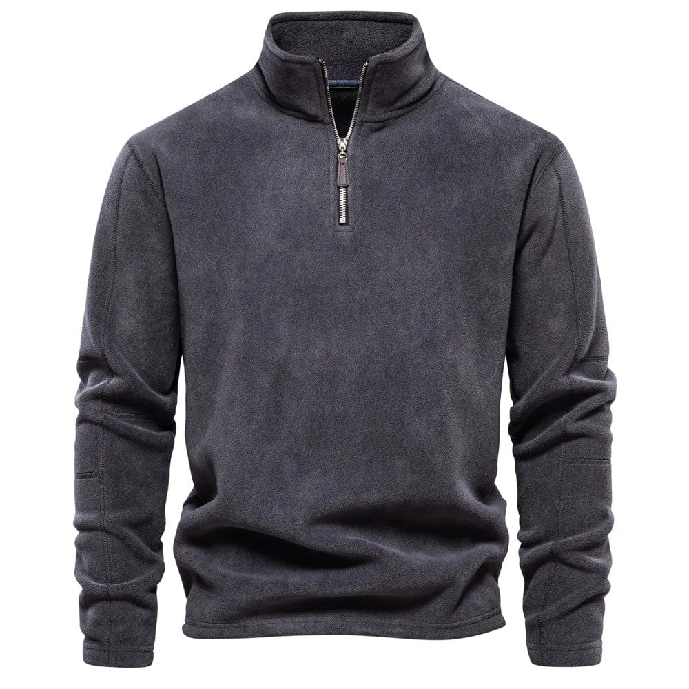 QUARTER-ZIP COLLAR SWEATSHIRT FOR MEN