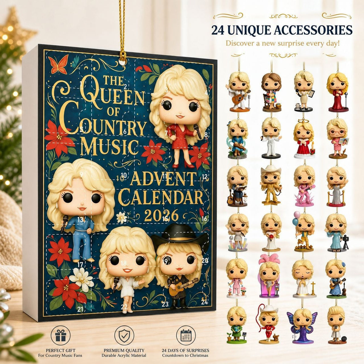COUNTRY STAR ADVENT CALENDAR FOR WOMEN