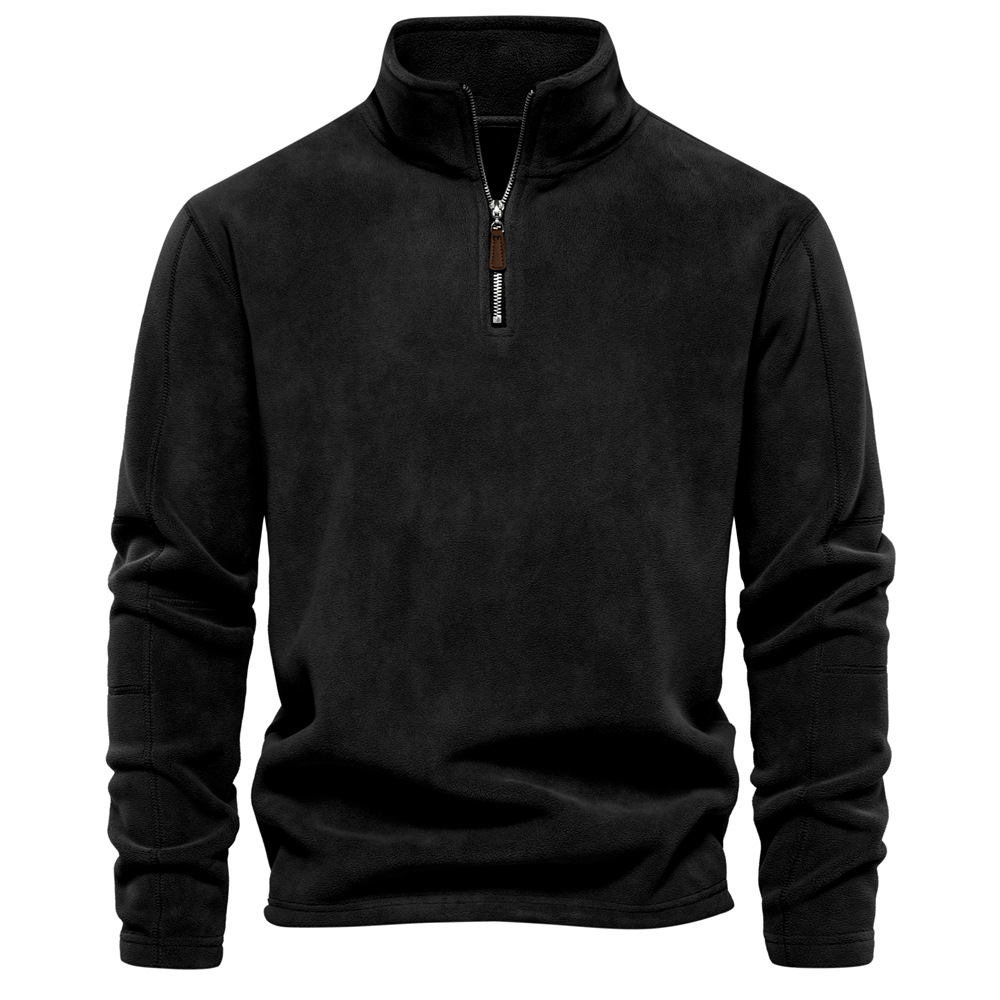 QUARTER-ZIP COLLAR SWEATSHIRT FOR MEN