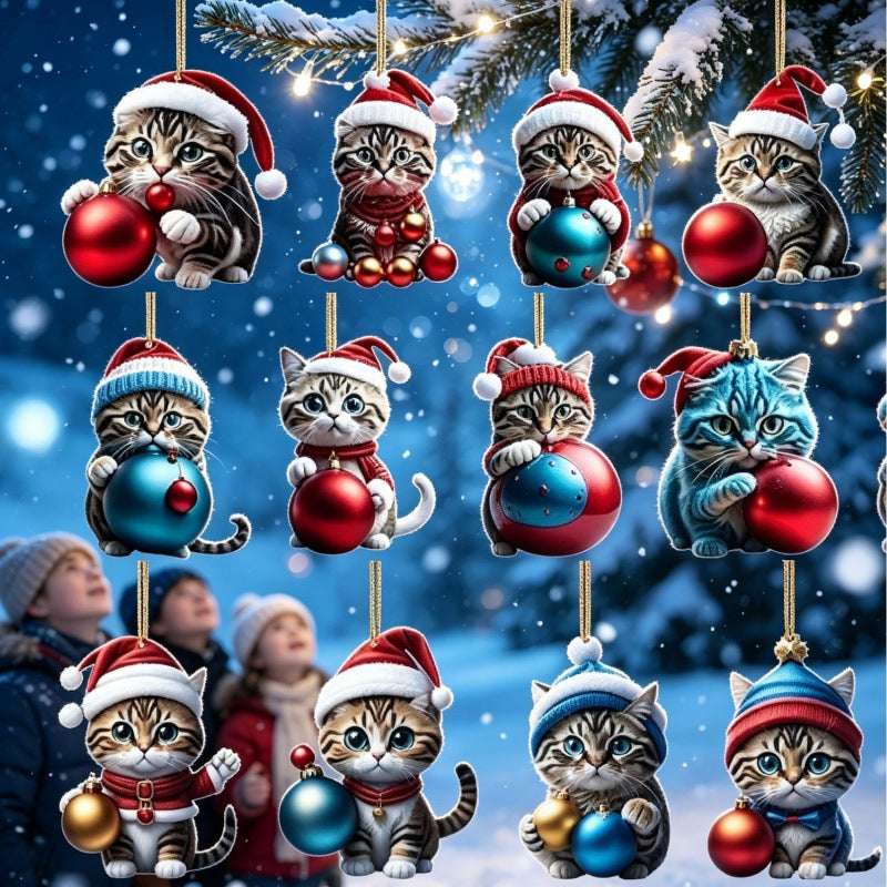 CAT ORNAMENT ADVENT CALENDAR FOR WOMEN