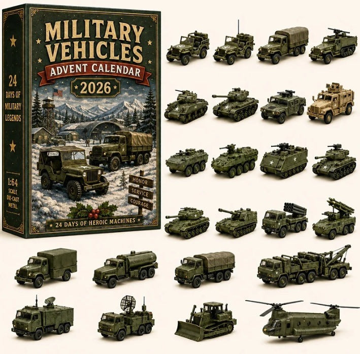MILITARY VEHICLES ADVENT CALENDAR FOR MEN