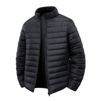 STAND COLLAR PUFFER JACKET FOR MEN