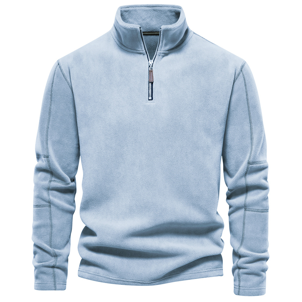 QUARTER-ZIP COLLAR SWEATSHIRT FOR MEN