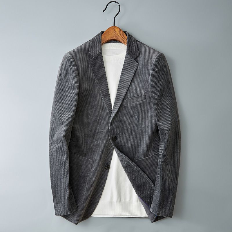 TEXTURED SLIM MEN BLAZER