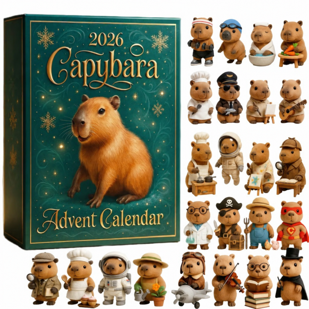 CAPYBARA FILLABLE ADVENT CALENDAR FOR WOMEN