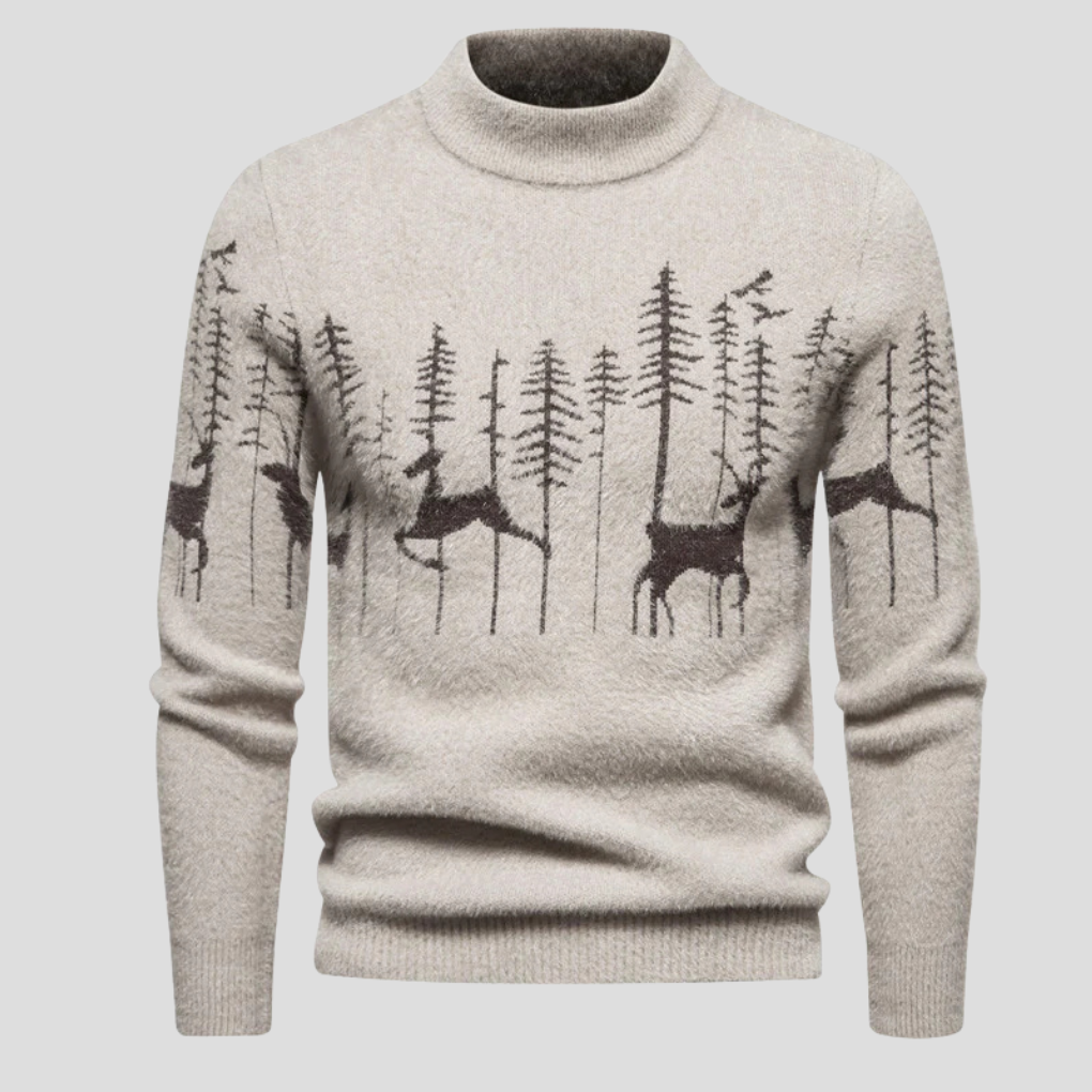REINDEER KNIT SWEATER FOR MEN