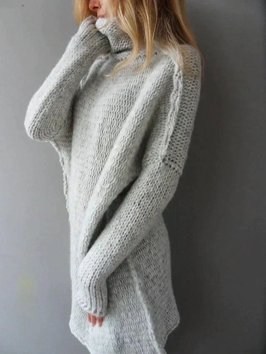 TURTLENECK KNIT SWEATER FOR WOMEN