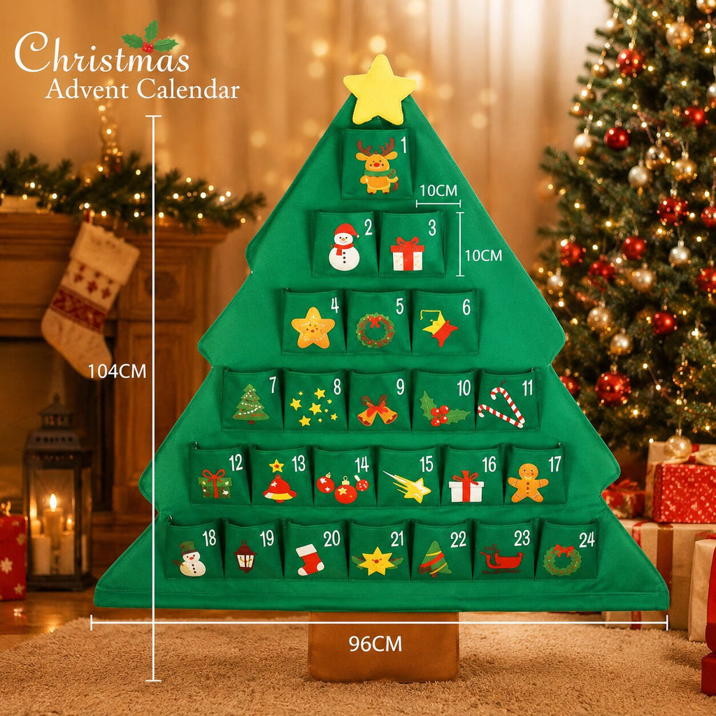 FABRIC TREE ADVENT CALENDAR FOR WOMEN