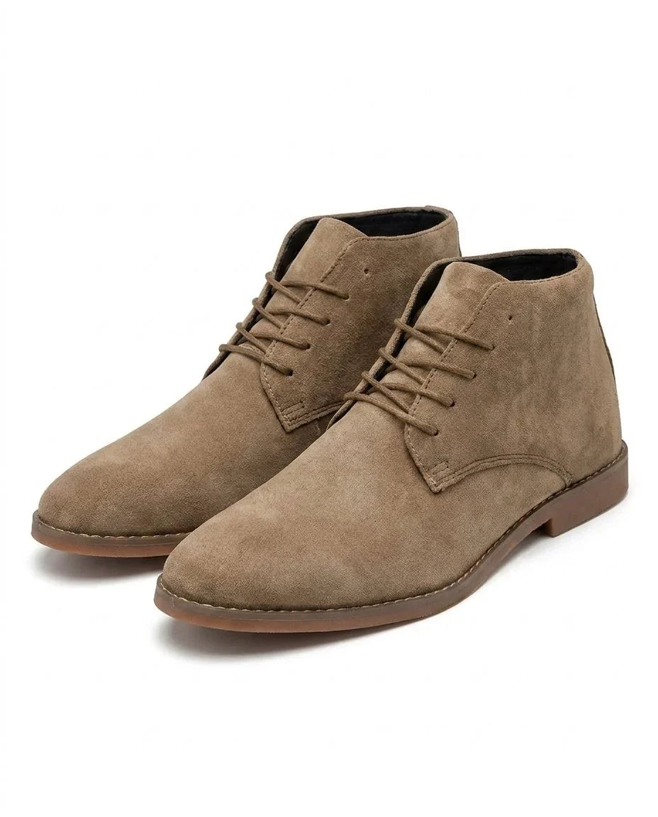 LACE-UP CHUKKA CHELSEA BOOTS FOR MEN