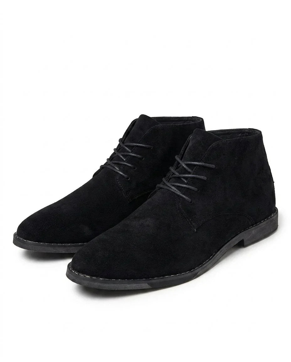 LACE-UP CHUKKA CHELSEA BOOTS FOR MEN