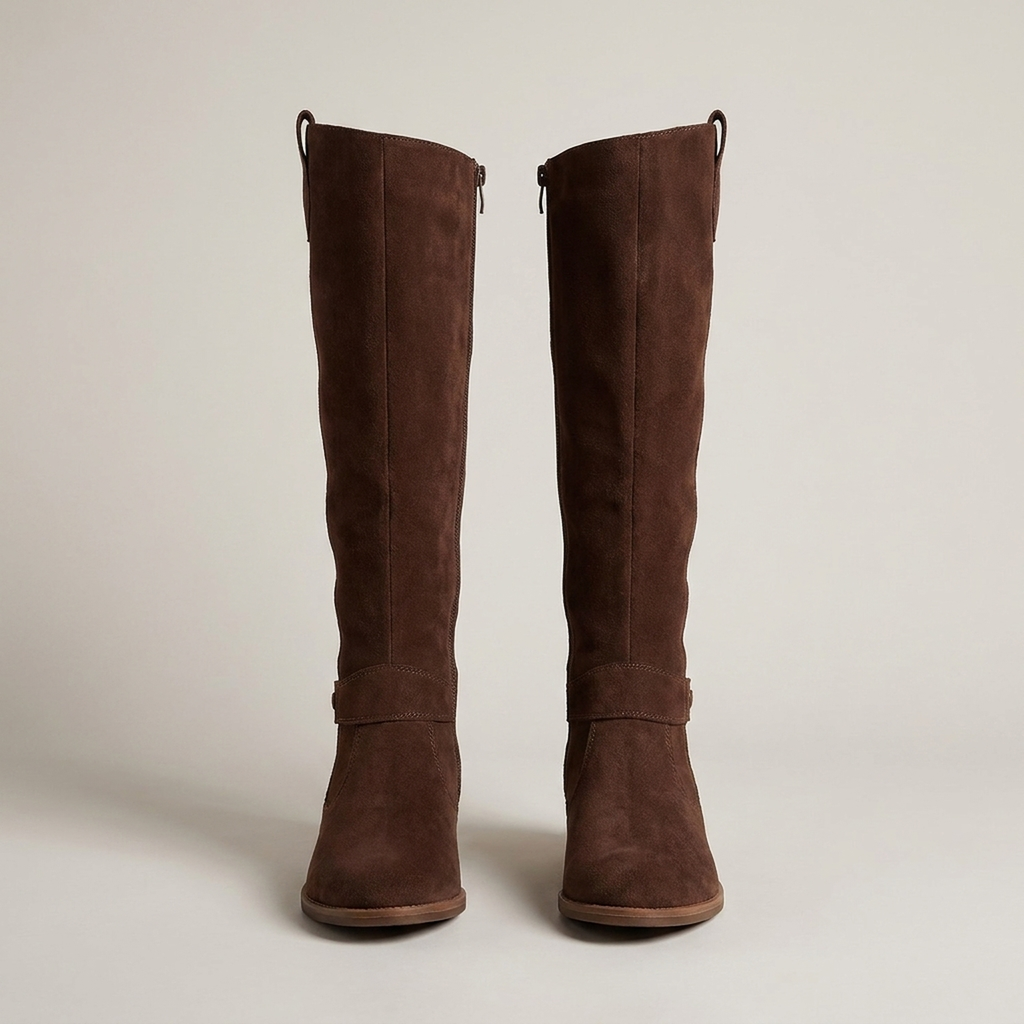 WIDE-FIT KNEE HIGH BOOTS FOR WOMEN