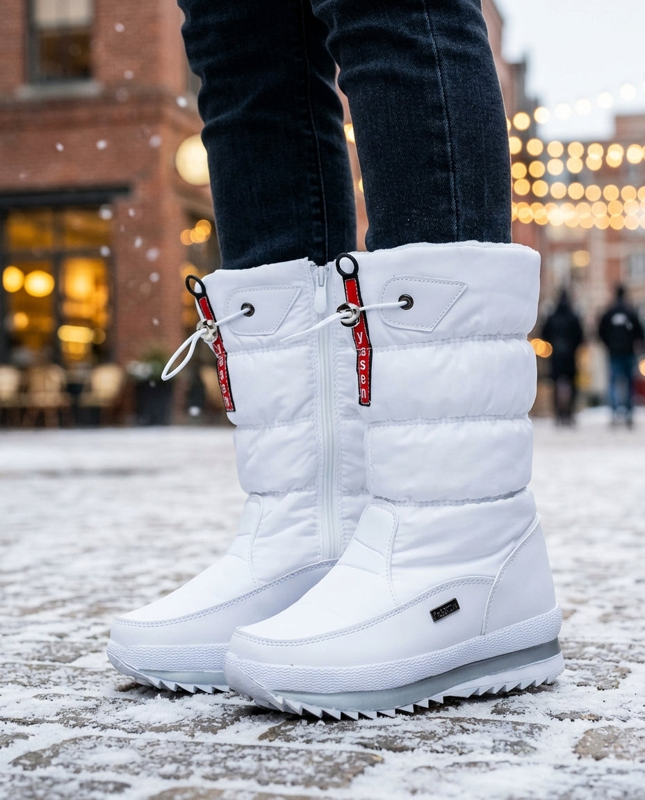 QUILTED SNOW BOOTS FOR WOMEN