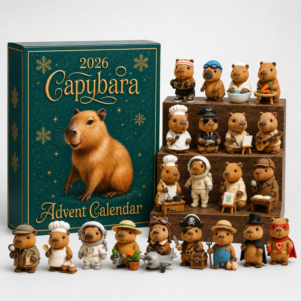 CAPYBARA ADVENT CALENDAR – 24 DAILY FESTIVE SURPRISES