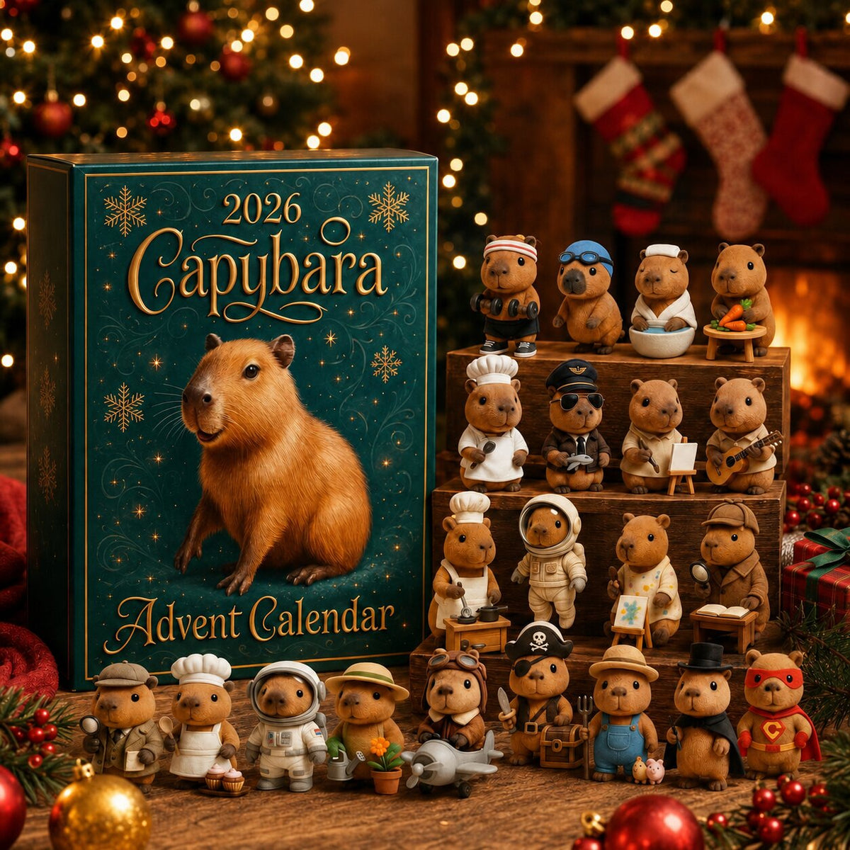 CAPYBARA ADVENT CALENDAR FOR WOMEN