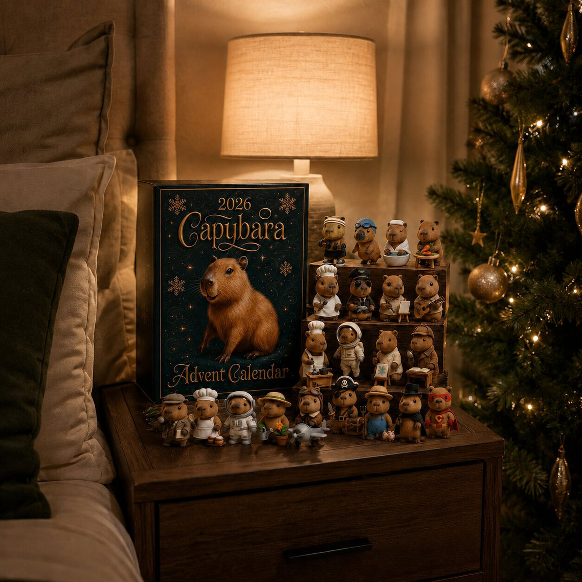 CAPYBARA ADVENT CALENDAR – 24 DAILY FESTIVE SURPRISES