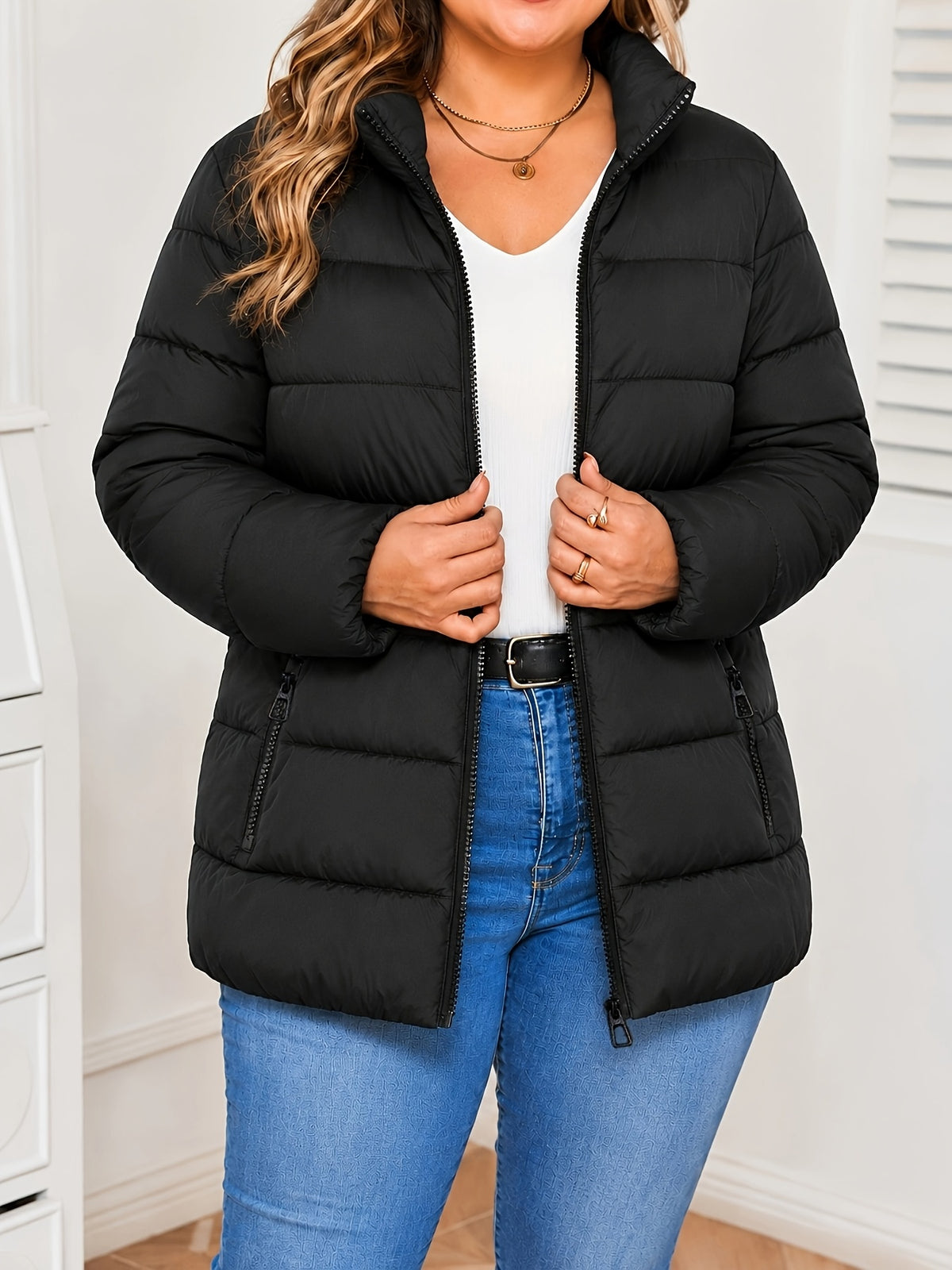 QUILTED PUFFER JACKET FOR WOMEN