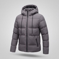 HOODED PUFFER JACKET FOR MEN