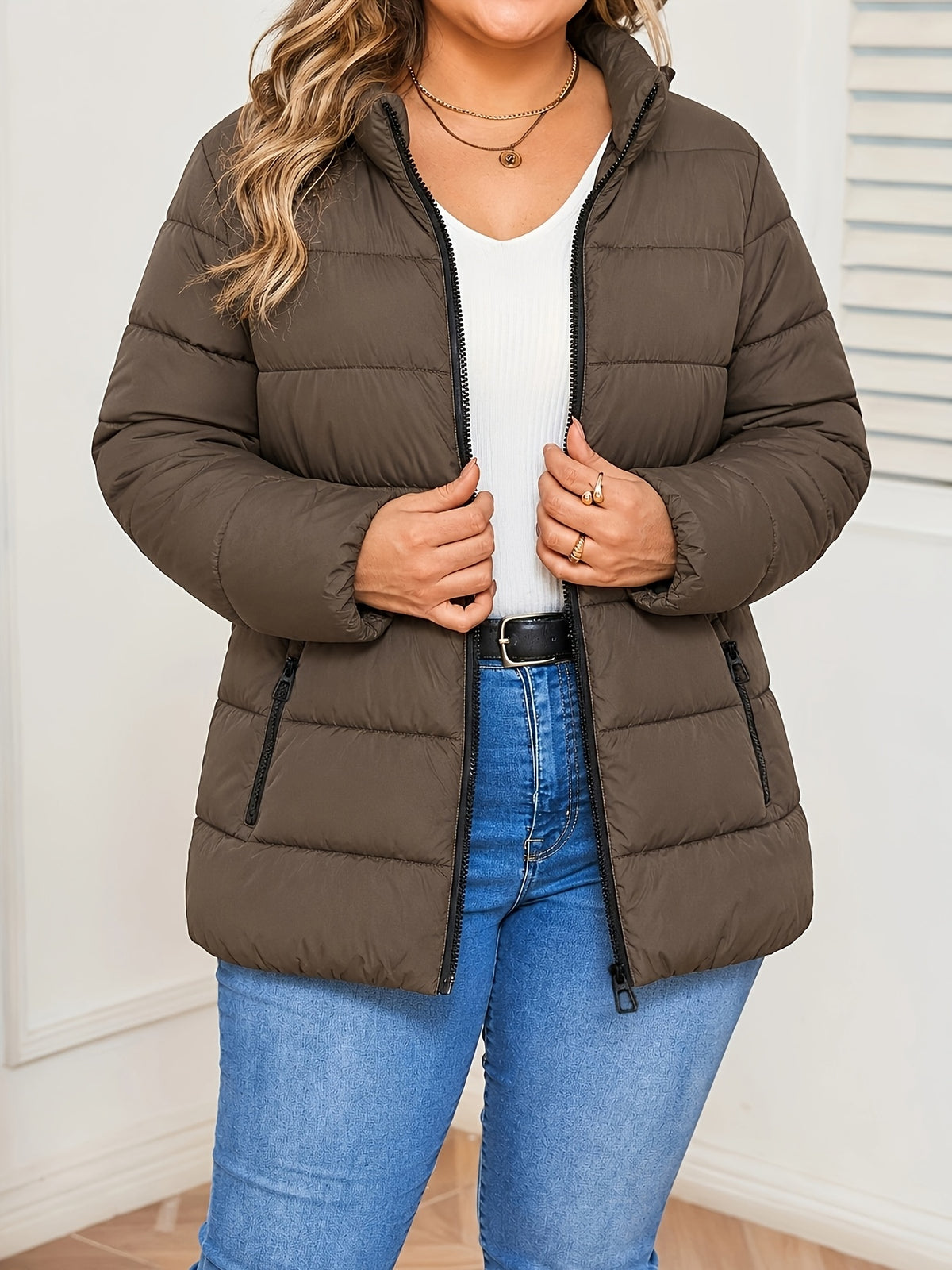 QUILTED PUFFER JACKET FOR WOMEN