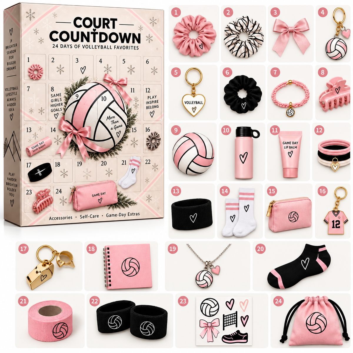 VOLLEYBALL ADVENT CALENDAR FOR WOMEN