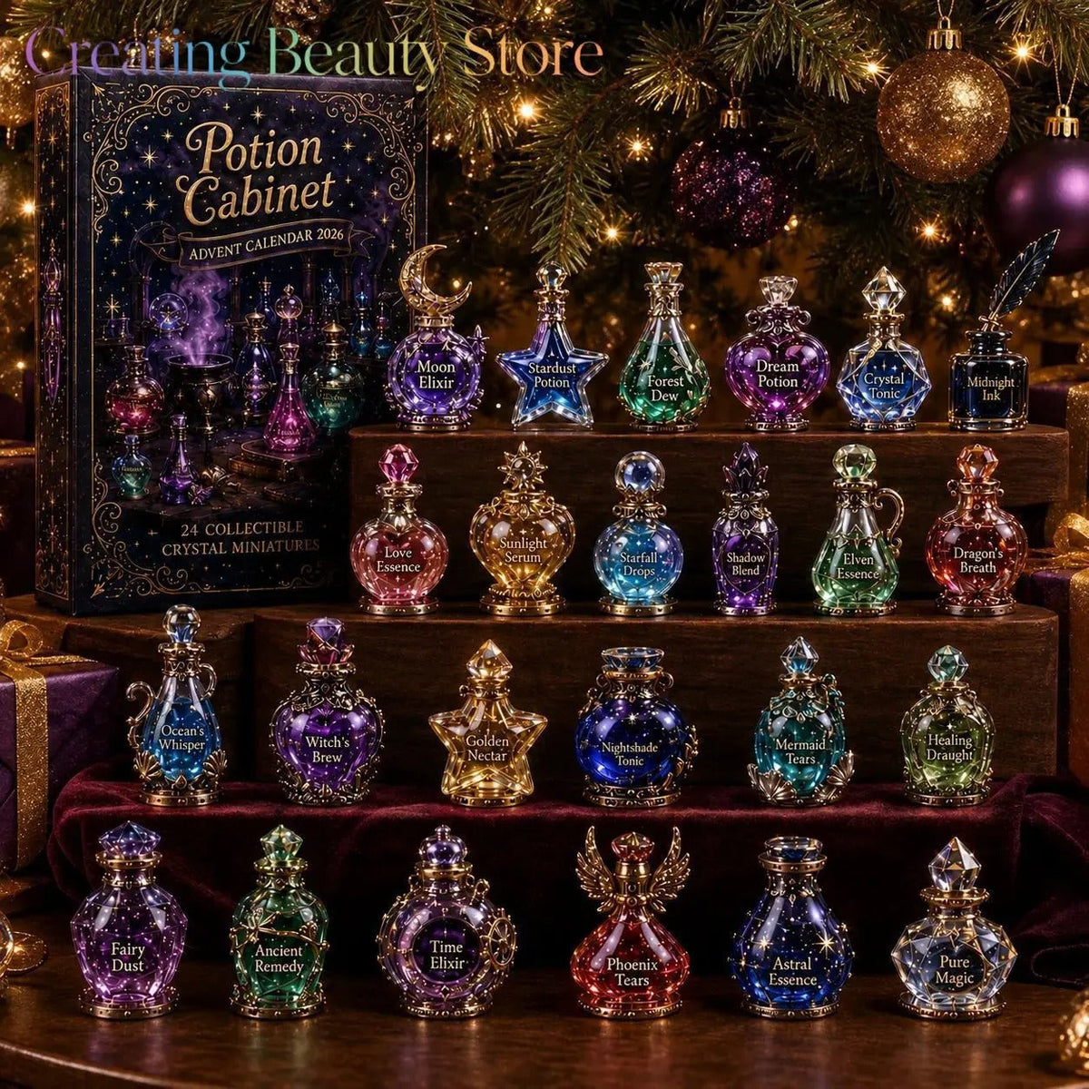 CRYSTAL FIGURINE ADVENT CALENDAR FOR WOMEN