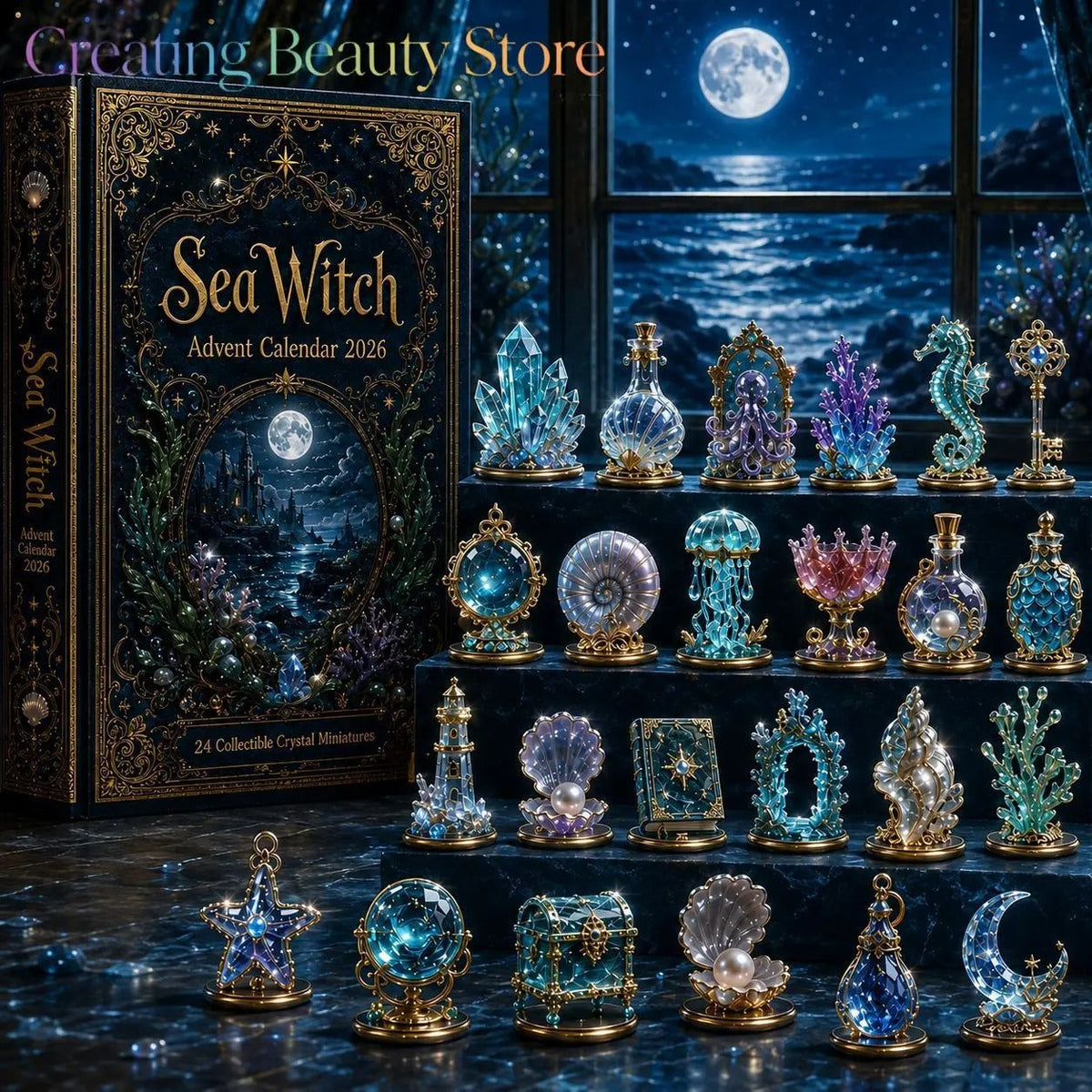 CRYSTAL FIGURINE ADVENT CALENDAR FOR WOMEN