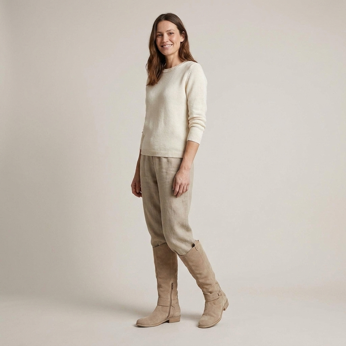 WIDE-FIT KNEE HIGH BOOTS FOR WOMEN