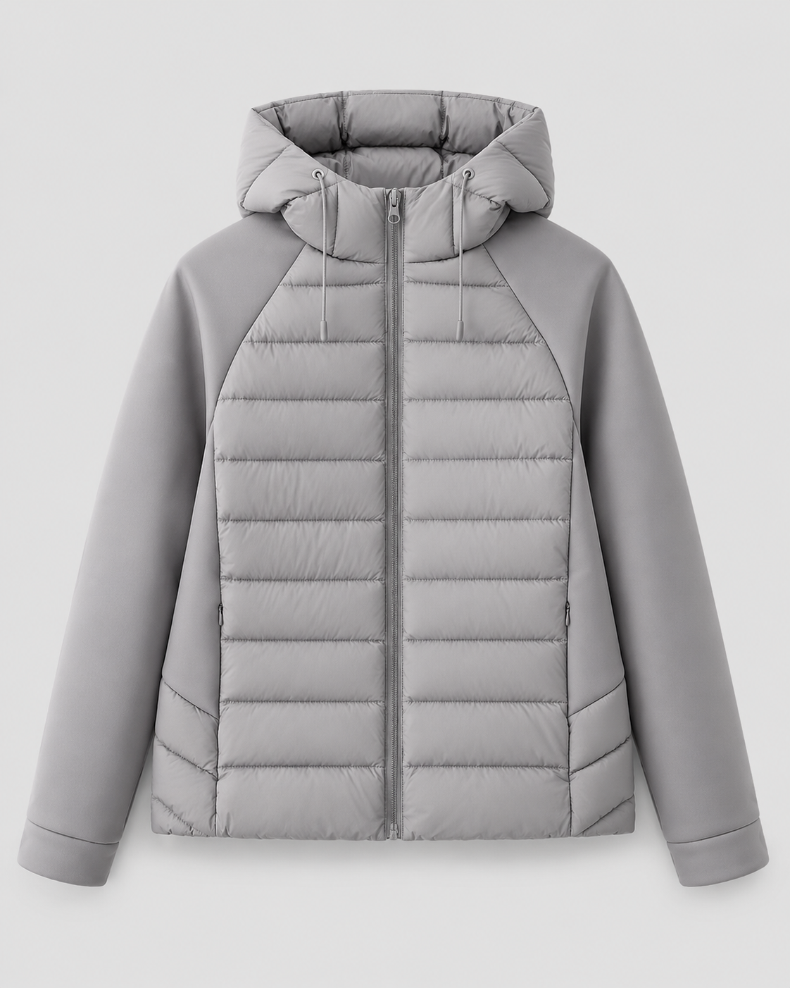 HOODED QUILTED PUFFER JACKET FOR WOMEN