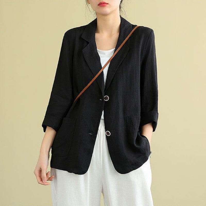 STRUCTURED POCKET BLAZER FOR WOMEN