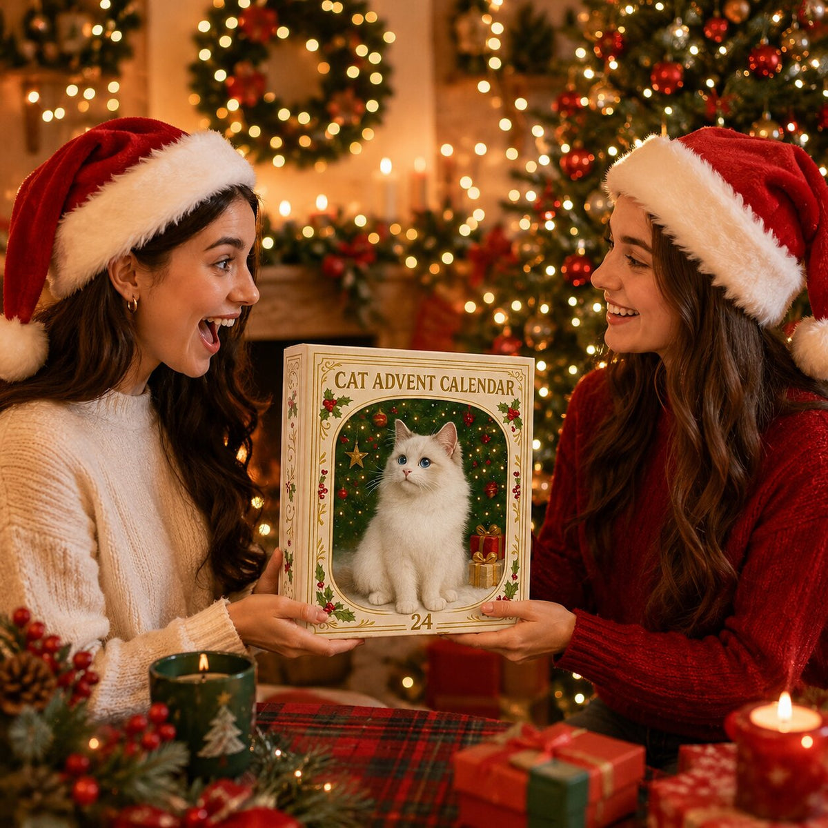 MINI CAT FIGURINE ADVENT CALENDAR