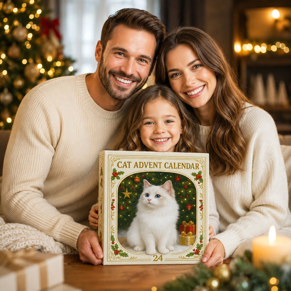 MINI CAT FIGURINE ADVENT CALENDAR