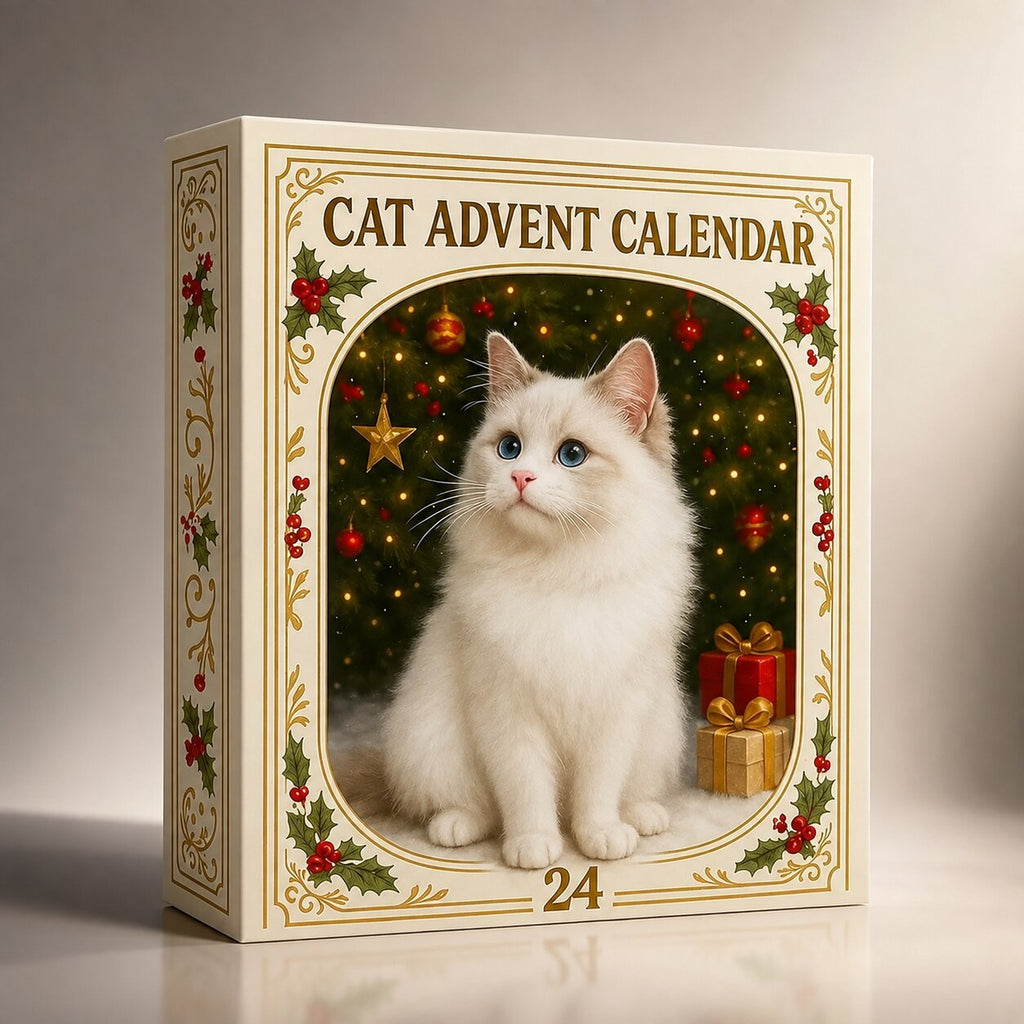 CAT ADVENT CALENDAR – 24 MINIATURE CAT FIGURES