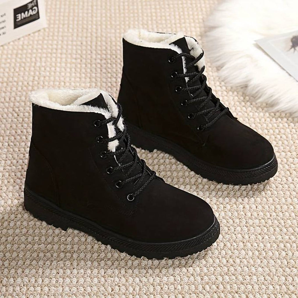 LACE-UP CHELSEA BOOTS FOR WOMEN