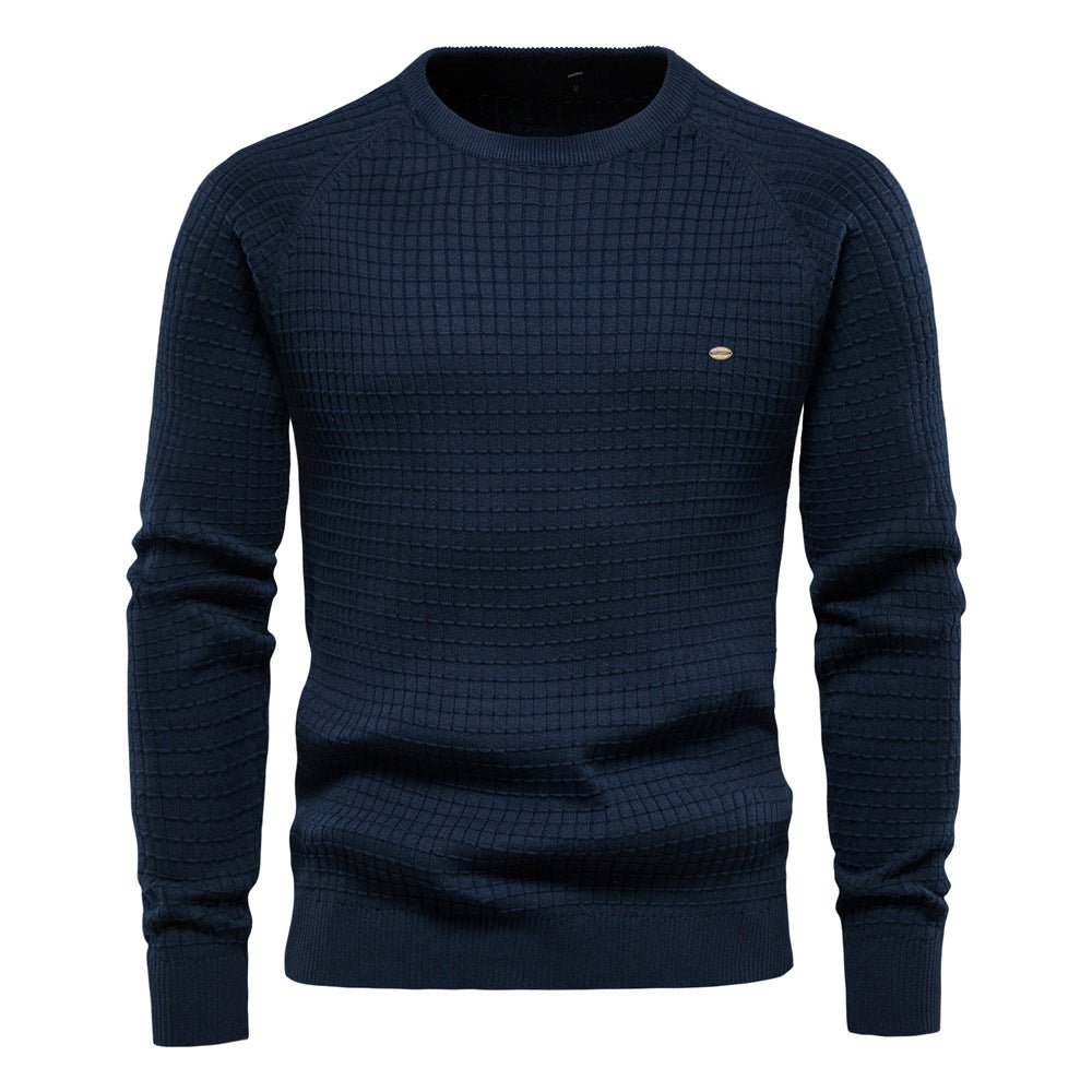 TEXTURED KNIT SWEATER FOR MEN