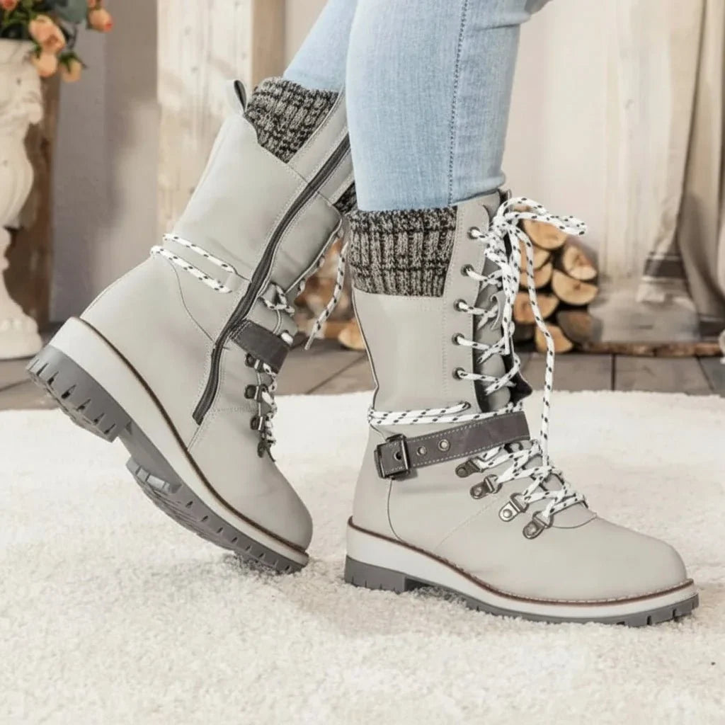 LACE-UP SNOW BOOT FOR WOMEN