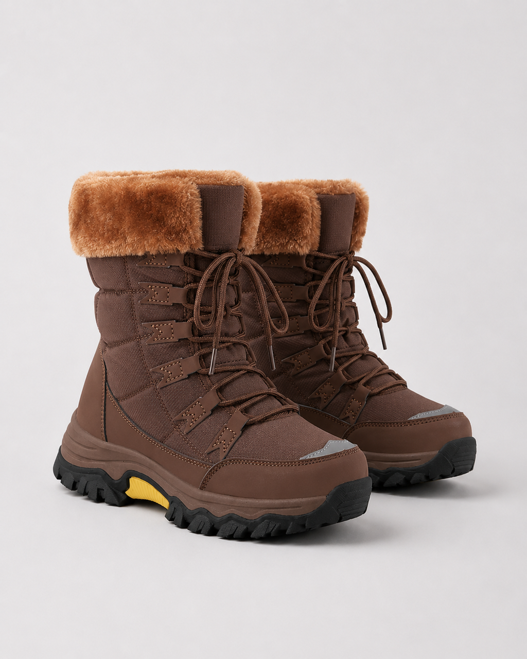 LACE-UP LINED SNOW BOOT FOR WOMEN