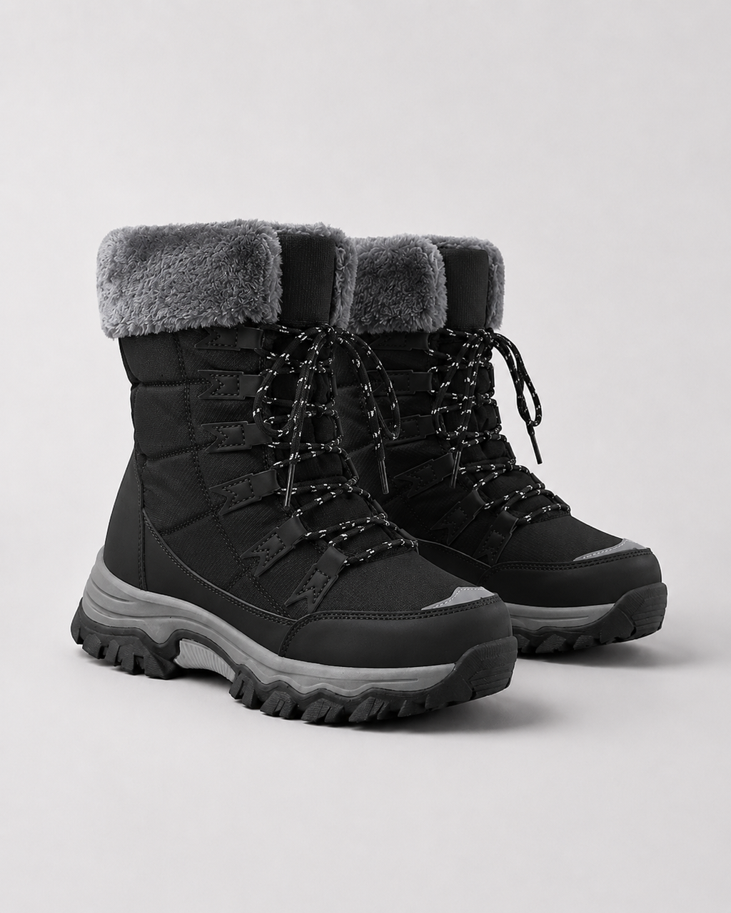 LACE-UP LINED SNOW BOOT FOR WOMEN