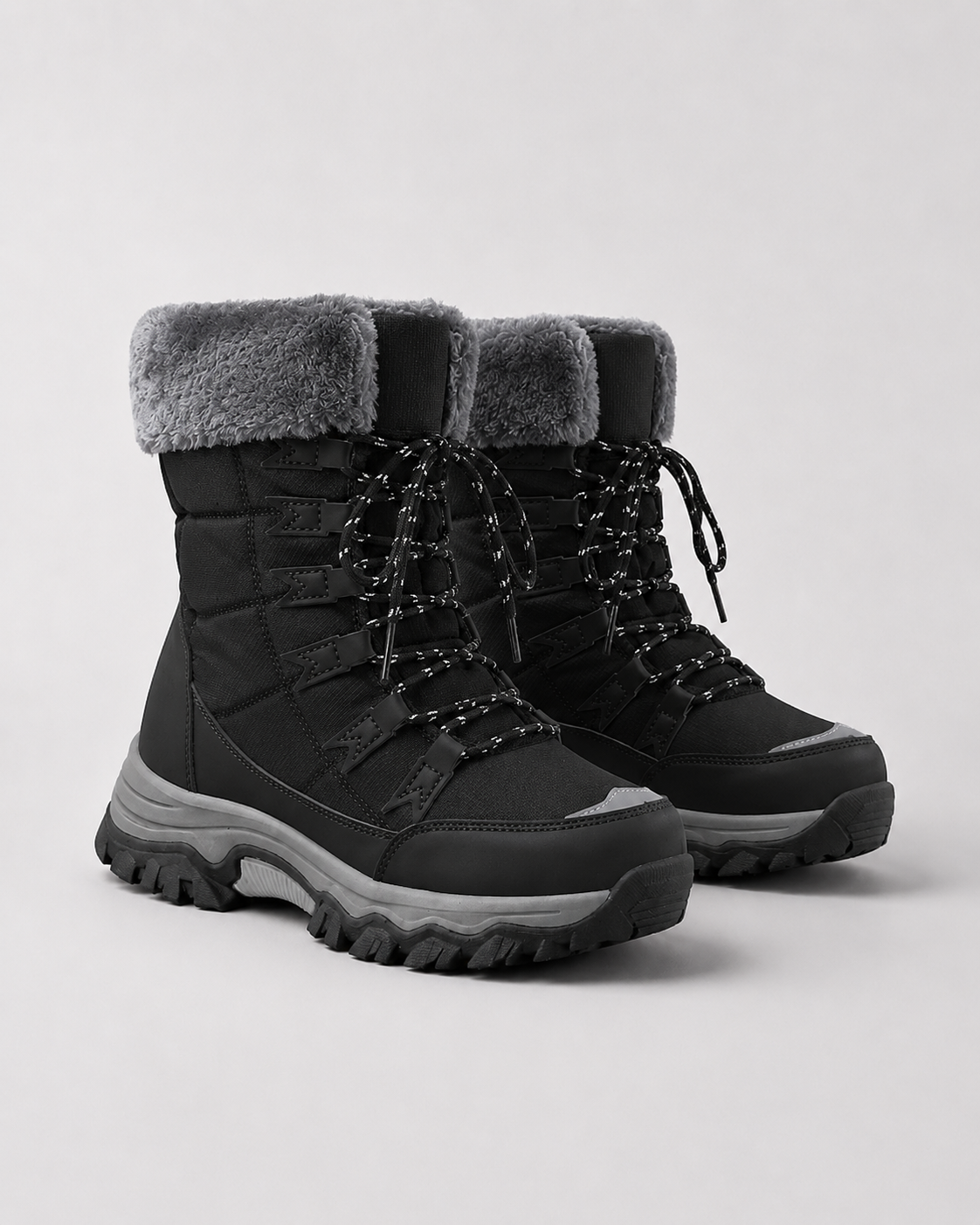 LACE-UP LINED SNOW BOOT FOR WOMEN